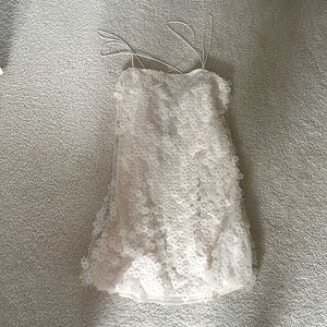 Zara White Cocktail Dress